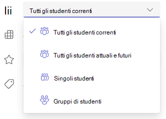 studenti o gruppi