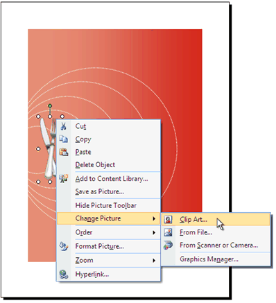 Modifica dell'immagine segnaposto