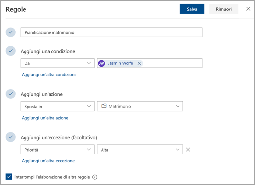 Più regole applicate