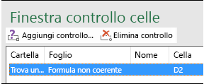 Elimina controllo