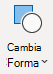 Pulsante Cambia forma.