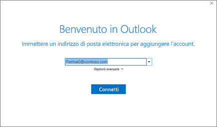 Benvenuto in Outlook