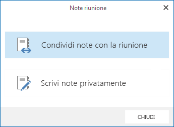 Condivisione di note