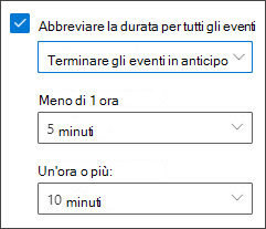 Opzioni Web