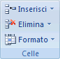 icona barra multifunzione di excel