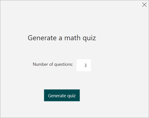 Digitare il numero di domande del test di esercitazione.