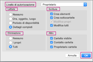 Opzioni della segreteria telefonica