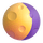 Emoji luna gibbosa calante in Teams