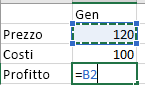 selezionare la cella