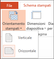 Menu Orientamento stampati