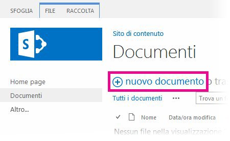 Fare clic su Aggiungi per trascinare file nella raccolta