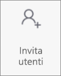 Pulsante Invita persone in OneDroid per Android