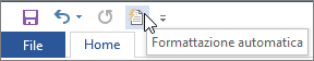 Icona Formattazione automatica
