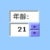 ActiveX のスピン ボタン コントロールの例