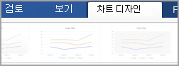 차트 디자인 탭