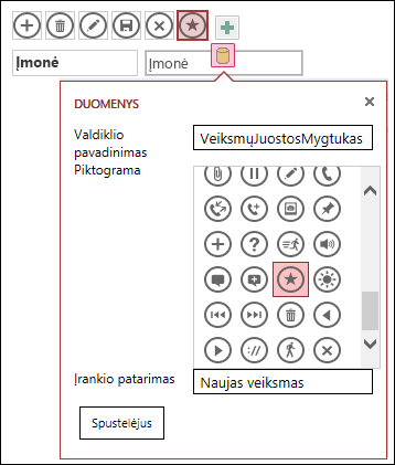 Add custom controls in an access app