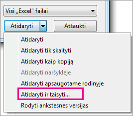 Atidarymo ir taisymo komanda