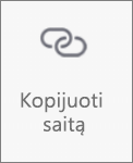 Mygtukas Kopijuoti saitą programoje "OneDrive", skirtoje "Android"