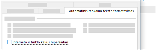 Interneto ir tinklo keliai su hipersaitais