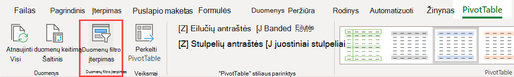 Pridėti pjaustyklę