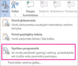 Vertimo programėlė