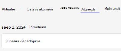 atgriezts uzdevums