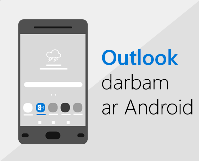 Noklikšķiniet, lai iestatītu programmu Outlook darbam ar Android