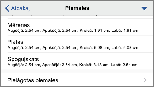 Parāda piemaļu opcijas