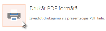 Drukāt slaidus kā PDF