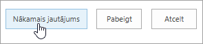 Next question button highlighted in New Question dialog