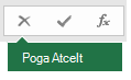 Formulu joslas pogas Atcelt attēls