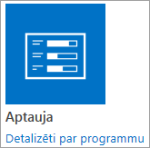 Programmā SharePoint iekļauta aptaujas programmas ikona