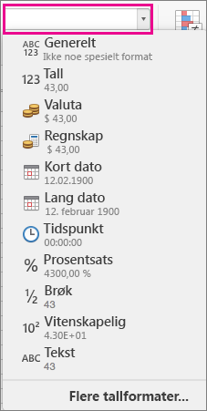 Tallformater-boksen