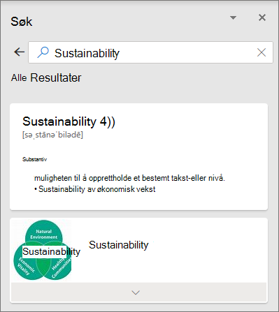 Ruten For smartoppslagsresultater