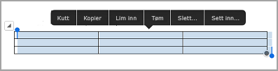 kommando linje for iPad-tabell