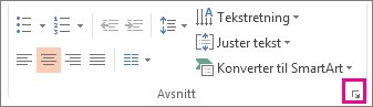 Båndet i PowerPoint