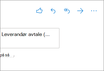 Svar alternativer i Outlook på nettet