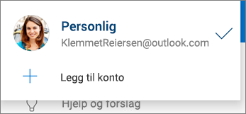 Legg til konto i OneDrive-appen for Android