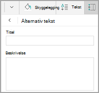 Alternativ tekst for Windows Mobile-tabell