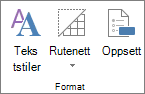 Tekststilendringer