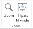Zoom-gruppen i Visning-fanen