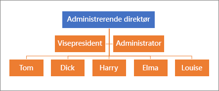 Et vanlig hierarki