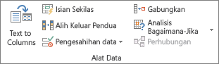 Dataverktøy-gruppen i kategorien Data