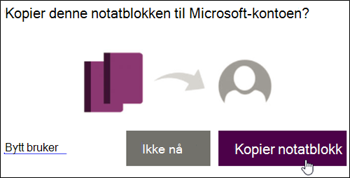 Kopier notat blokk