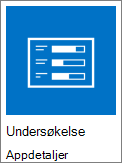 Undersøkelsesappikon inkludert i SharePoint