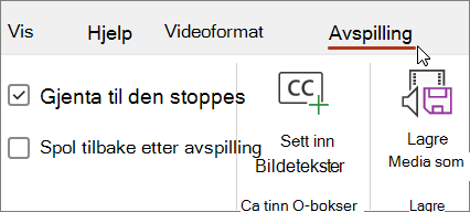 Bilde for videoavspilling