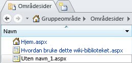 Legge til sider i SharePoint Designer 2010