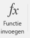 De knop Functie invoegen.