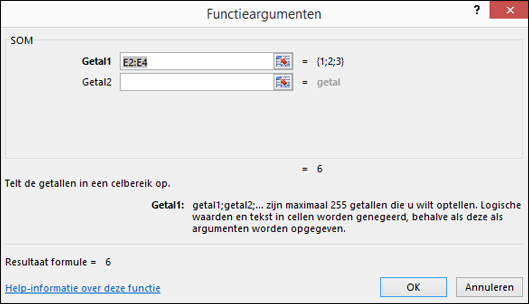 Wizard Functie in Excel