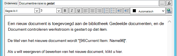 Hyperlink invoegen voor huidig item 3